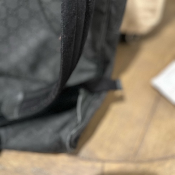 Authentic Gucci Monogram Black Backpack - Picture 5 of 8